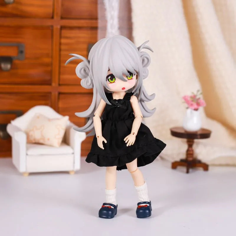 Comic-Style Camisole Nightdress – 1/12 Scale Doll Clothes