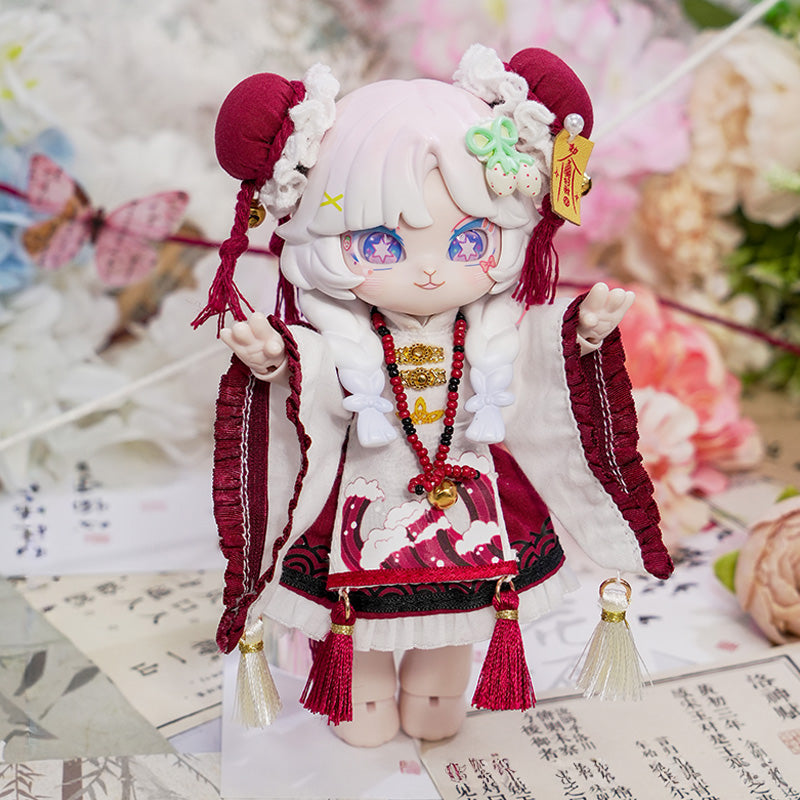 Taoist-Style Traditional Outfit – 1/12 Scale Doll Clothes