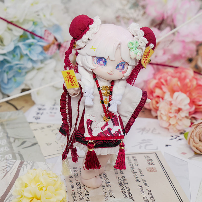 Taoist-Style Traditional Outfit – 1/12 Scale Doll Clothes