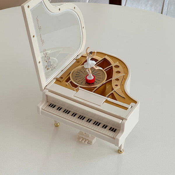 Vintage Piano Music Box – Dollhouse & Desktop Decor