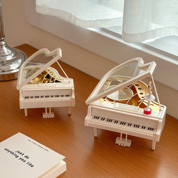 Vintage Piano Music Box – Dollhouse & Desktop Decor