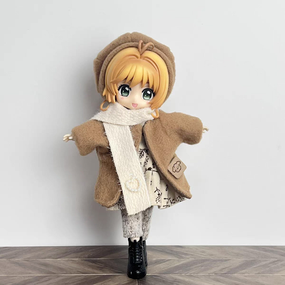 Winter Wool Outfit – 1/12 Scale Doll Clothes