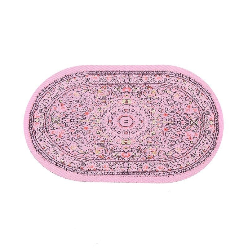 1:12 Scale Miniature Carpet – Turkish Woven Style