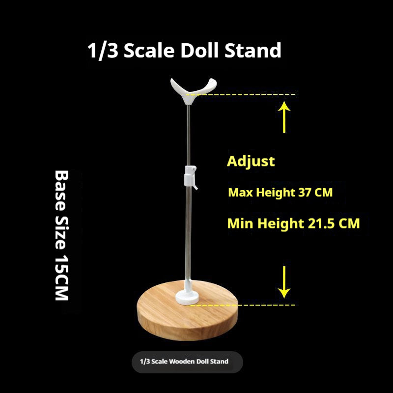 BJD Doll Solid Wood Display Stand