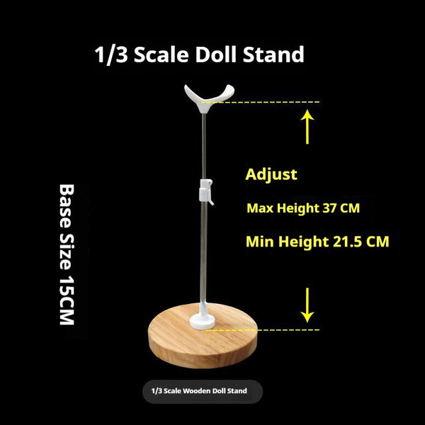 BJD Doll Solid Wood Display Stand