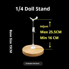 BJD Doll Solid Wood Display Stand