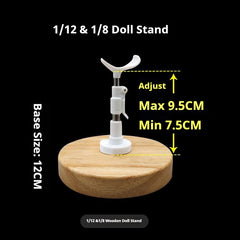 BJD Doll Solid Wood Display Stand
