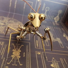 Handcrafted Metal Mantis