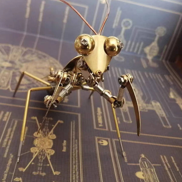 Handcrafted Metal Mantis