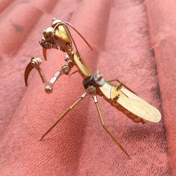 Handcrafted Metal Mantis