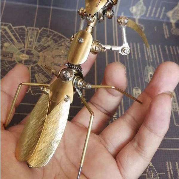 Handcrafted Metal Mantis