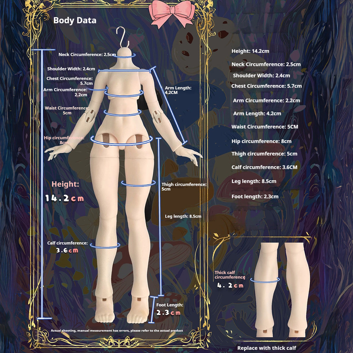 mogo bloom bjd doll body information